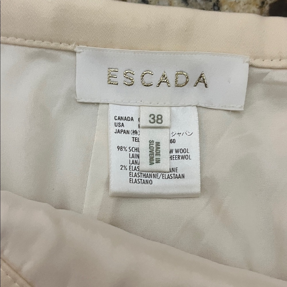 Escada Lightweight Lined Wool Pants - image 7